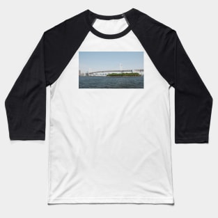 Tokyo Bridge With Island Baseball T-Shirt